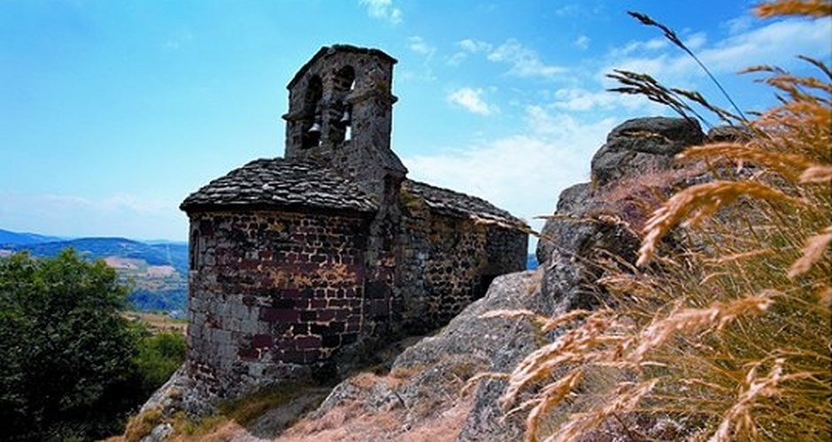 Chapelle de Rochegude sur GR 65