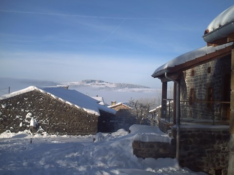  Le clos des pierres rouges  en hiver